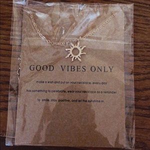 good vibes only necklace